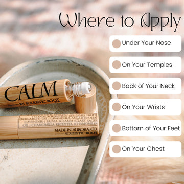 Calm Essential Oil Bamboo Roller - Skincare Lab