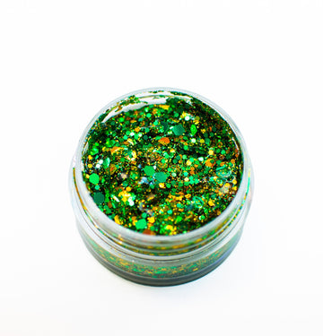 Paillettes pour le visage aux couleurs de l'école