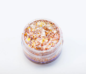 Paillettes pour le visage aux couleurs de l'école
