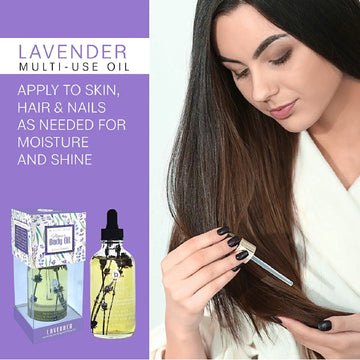 Lavendar Flower Multi Use Body Oils 4 Oz - Skincare Lab