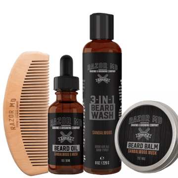 Beard Bundle and Gift Set - Sandalwood