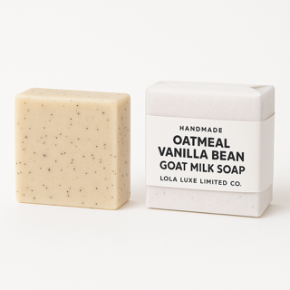 Oatmeal Vanilla Bean Goat Milk Soap