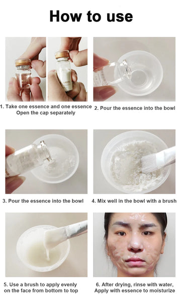 Korea Collagen Hyaluronic Acid Face Mask Repair Soothe Firming Lifting Cleanse Hydrate Brighten Moisturize Mask Skin Care