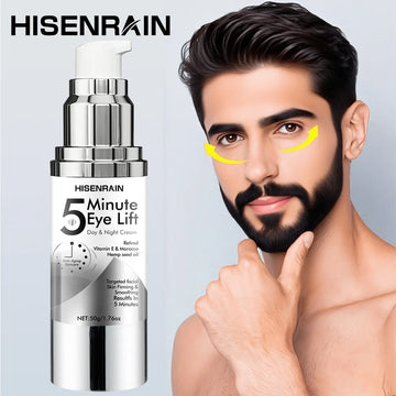 Under Eye Cream, Caffeine & Retinol, Anti-Aging, 5 Minutes Lifting Effect, Dark Circles, Puffiness, Wrinkles.