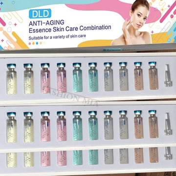 Facial Hyaluronic Acid Antioxidant Ampoule Essence Kit Niacinamide Salmon DNA Moisturizes Rejuvenating Shrinks pores Skin Care
