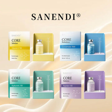 Sanendi CORE Series anti acne white skin anti Wrinkle Rcpair Skin Damage remove acne Facial Skincare Set Beauty Salon