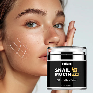 Snail Mucus Face Cream Firming Whitening Anti-Aging Wrinkle Moisturizing Hydrating Beauty Health Shrink Pores