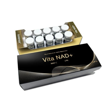 Sanendi Dermapen Serum NAD+Facial Serum Collagen Glutathione Hydrating Firming Skin Booster 10Vials*Box