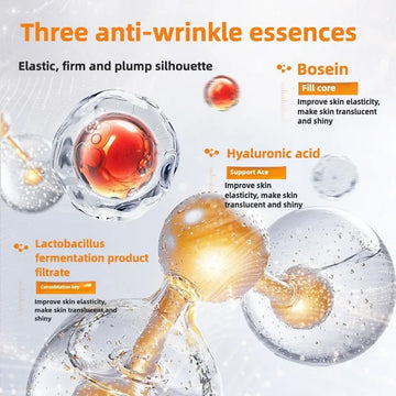 Korea 5ml*10pcs Freeze-Dried Powder Peptide Serum Kit Moisturizing Shrink Pores Whitening Essence All Skin Types Skin care