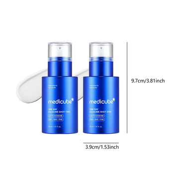 Medicube One Day Exosome Shot, Clear Liquid, Fast-absorbing & Non-sticky, Pore Minimizing, Intensive Repair, K-Beauty