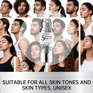 Under Eye Cream, Caffeine & Retinol, Anti-Aging, 5 Minutes Lifting Effect, Dark Circles, Puffiness, Wrinkles.