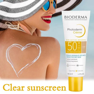BIODERMA Whitening Sunscreen SPF90+ UV Protection Sun Screen Lsolation Moisturizing Brightening Face Body Arms Thighs Sunblock