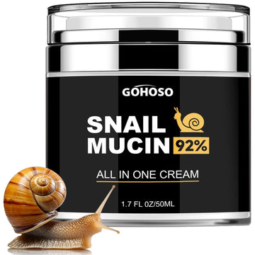 Snail Mucus Face Cream Firming Whitening Anti-Aging Wrinkle Moisturizing Hydrating Beauty Health Shrink Pores