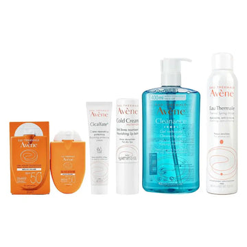 Avene SPF50+ PA+ Sunscreen Deep Cleansing Facial Cleanser Removes Face Dirt Moisturizing Gel Whitening Cold Cream Skin Care