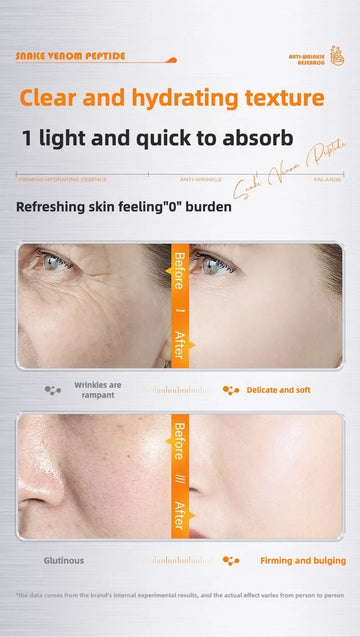 Korea 5ml*10pcs Freeze-Dried Powder Peptide Serum Kit Moisturizing Shrink Pores Whitening Essence All Skin Types Skin care