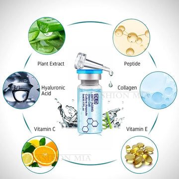 Facial Hyaluronic Acid Antioxidant Ampoule Essence Kit Niacinamide Salmon DNA Moisturizes Rejuvenating Shrinks pores Skin Care