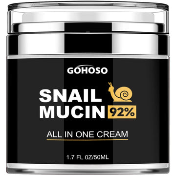 Snail Mucus Face Cream Firming Whitening Anti-Aging Wrinkle Moisturizing Hydrating Beauty Health Shrink Pores