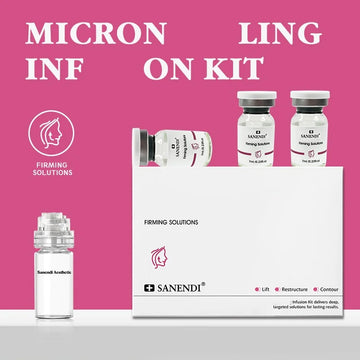 MicroInfusion Serum for Face With Stamp Hyaluronic acid Moisturize Firming Texture Anti Aging Home Care Kit Essence All Skin