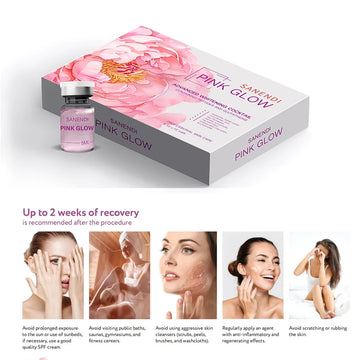 Original Pink Glow PDRN Hyaluronic Acid Dr.Pen Serum for Facial Nicotinamide Booster Brightening Repair Fine Line