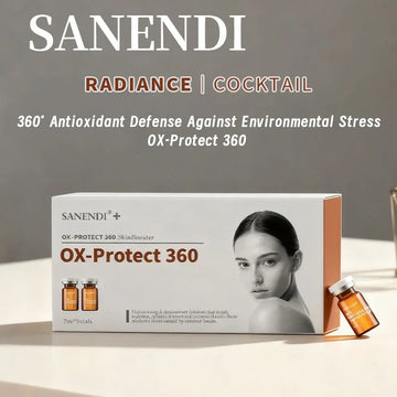 Sanendi Facial Care Serum Set Deep Moisturizing Relief Serum Firming and Glowing Skin Korean Moisturizing Care Series 7ml*5