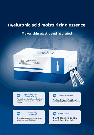 Hyaluronic Acid Serum Anti-Aging Moisturizing Shrink Pores Hydrating Whitening Essence For Microneedle Instruments Skin Care