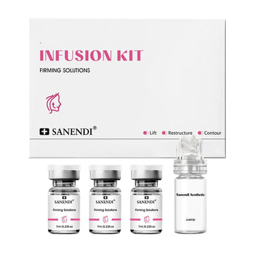 MicroInfusion Serum for Face With Stamp Hyaluronic acid Moisturize Firming Texture Anti Aging Home Care Kit Essence All Skin
