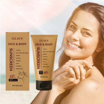 Sunscreen Spf 50 Anti Sunburn UV Protection Cream Moisturizing Face Body Sunblock Matte Lightweight Non-Greasy ﻿