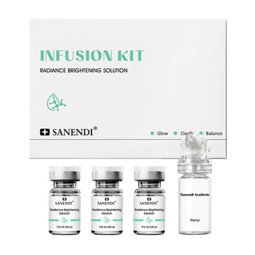 MicroInfusion Serum for Face With Stamp Hyaluronic acid Moisturize Firming Texture Anti Aging Home Care Kit Essence All Skin