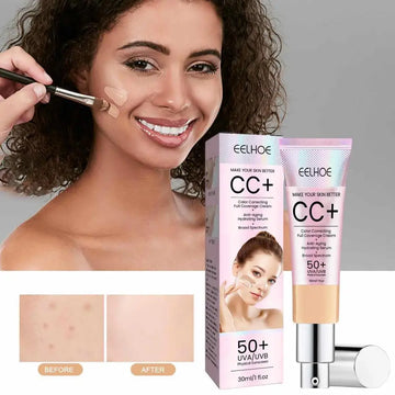 Summer Facial Isolation Sun Protection Sunscreen Cream Oil Control Block Lotion Sunscreen Blue-Light Healthy Skin Care SPF 50+