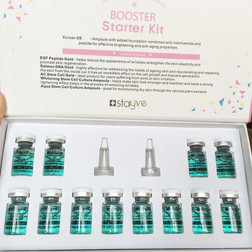 Stayve BB Cream Glow Starter Niacinamide Essence Kit Facial Salmon DNA Foundation Cream Moisturise Beauty Skin Care