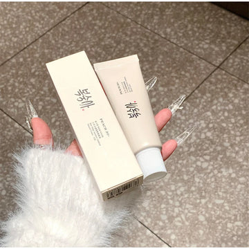 Korean Rice Extract Cream Spf50+ Hydrate Moisturizing Improve Dullness Even Out Brighten Skin Tone Last Light-feeling Concealer