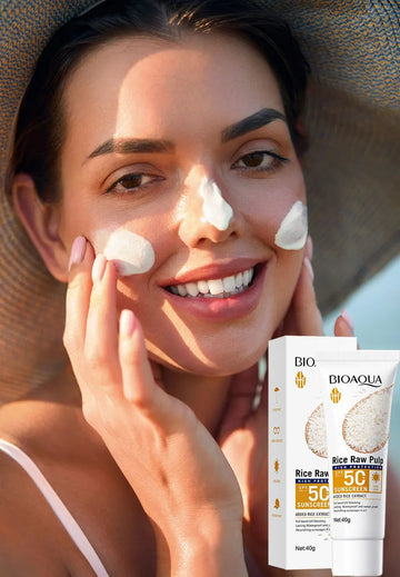 Face & Body Sunscreen SPF 50+ Facial Sunblock UVA & UVB Protection Sunblocking Cream Non-Greasy Anti Aging for Summer Beach 40g
