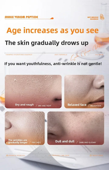 Korea 5ml*10pcs Freeze-Dried Powder Peptide Serum Kit Moisturizing Shrink Pores Whitening Essence All Skin Types Skin care