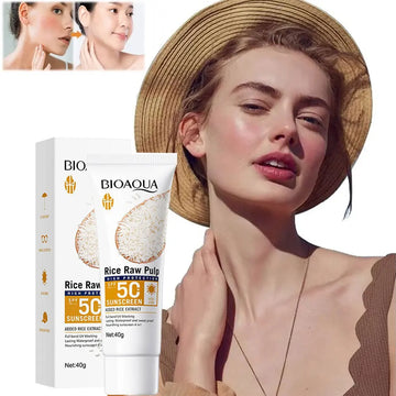 Face & Body Sunscreen SPF 50+ Facial Sunblock UVA & UVB Protection Sunblocking Cream Non-Greasy Anti Aging for Summer Beach 40g