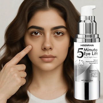 Under Eye Cream, Caffeine & Retinol, Anti-Aging, 5 Minutes Lifting Effect, Dark Circles, Puffiness, Wrinkles.