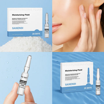 5/20PCS Hyaluronic Acid Peptide Centella Ampoule Facial Serum for Dermapen Glutathione DeepMoisturizing Fluid Intensive Repair