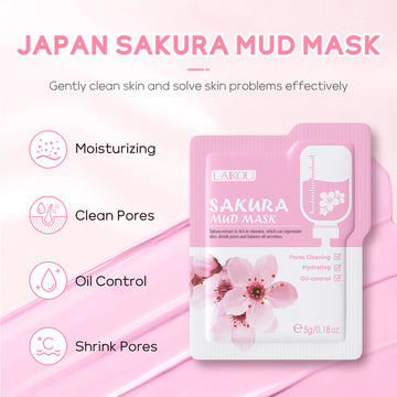 Japan Sakura Skincare Set Moisturizing Anti-Aging Kit Wrinkle Smoothing Radiance Boosting Facial Kit Gift Set