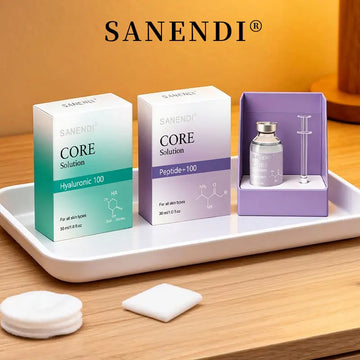 Sanendi CORE Series anti acne white skin anti Wrinkle Rcpair Skin Damage remove acne Facial Skincare Set Beauty Salon