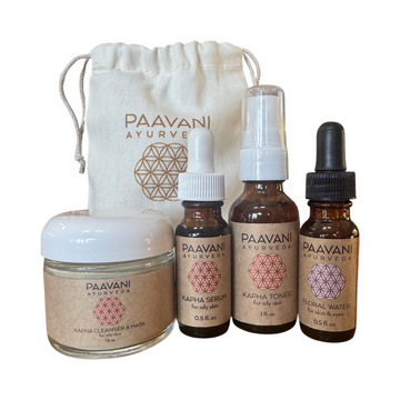 Kapha Skincare Ritual | Travel Size Ayurvedic Set for Oily Skin