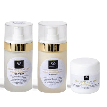 Facial Renewal System For Dry Skin Wash, Moisturizer & Scrub