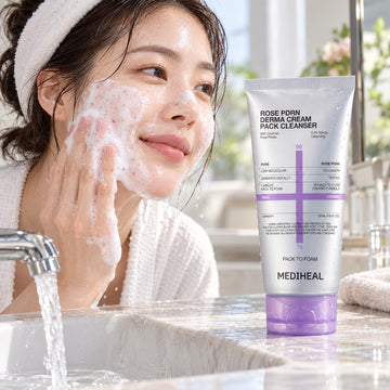 MEDIHEAL Rose PDRN Derma Cream Pack Cleanser 120ml