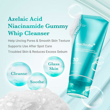 medicube Azelaic Acid Niacinamide Deep Clean Foam Cleanser 120g