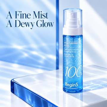 BeginS by JUNGSAEMMOOL Blue Hydrangea Hyaluronic Acid 100 PDRN Moisturizing Plumping Mist 100ml