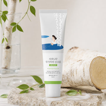Écran solaire doux au jus de bouleau Round Lab 50 ml - Soin UV quotidien délicat