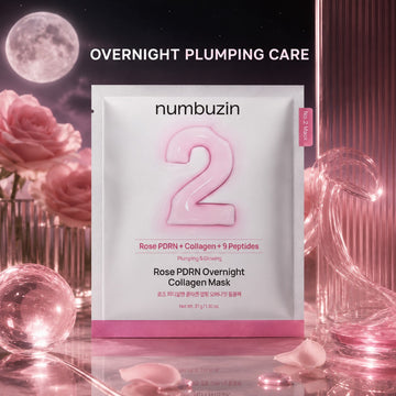numbuzin No.2 Rose PDRN Overnight Collagen Mask 4 Sheets