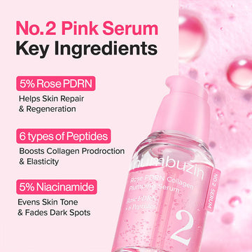 numbuzin No.2 Rose PDRN Collagen Plumping Serum 30ml