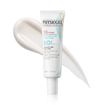Physiogel Red Soothing Cica Balance Pore Sunscreen SPF50+ PA++++ 30ml