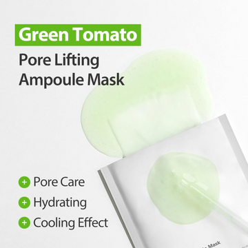 Sungboon Editor Green Tomato Pore Lifting Ampoule Mask 23g-4