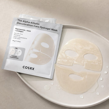 Masque hydrogel COSRX Alpha-Arbutin soin anti-tâches 3 feuilles
