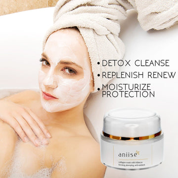 Collagen Facial Mask with Hibiscus - Skincare Lab